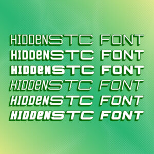HiddenSTC Font