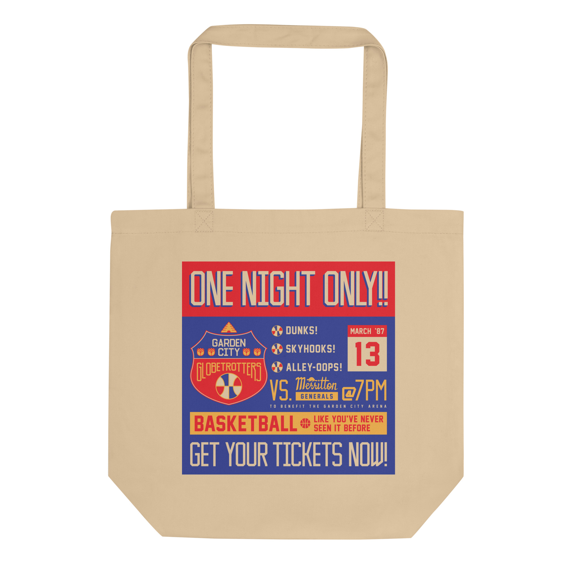 Garden City Globetrotters One Night Only! Tote Bag - Image 2