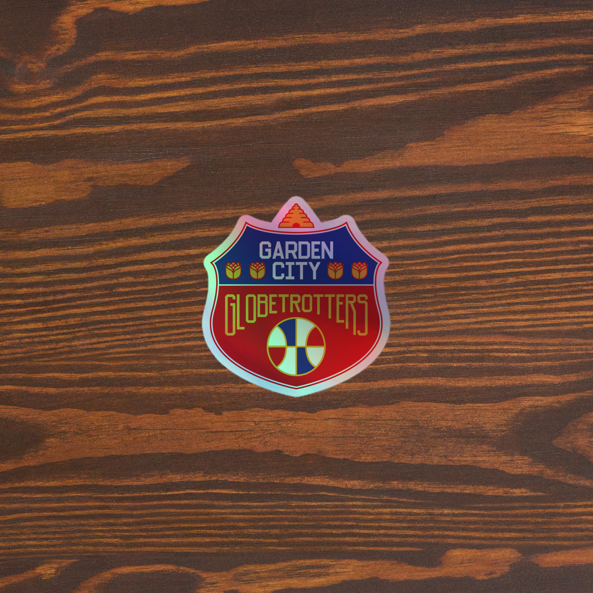 Garden City Globetrotters Holographic Stickers - Image 3