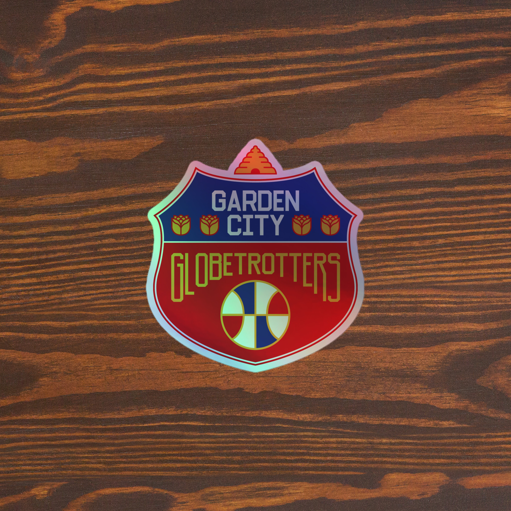 Garden City Globetrotters Holographic Stickers - Image 2