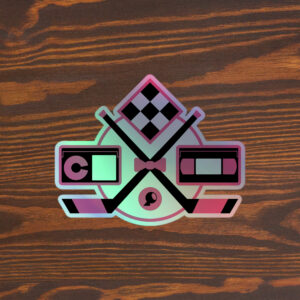 Battle of the Formats Crest Holographic Stickers