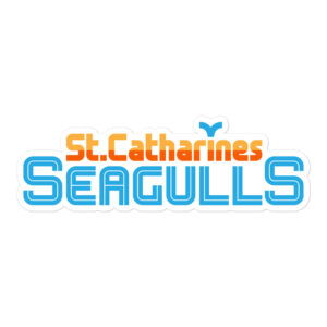 St. Catharines Seagulls Wordmark Bubble-Free Stickers