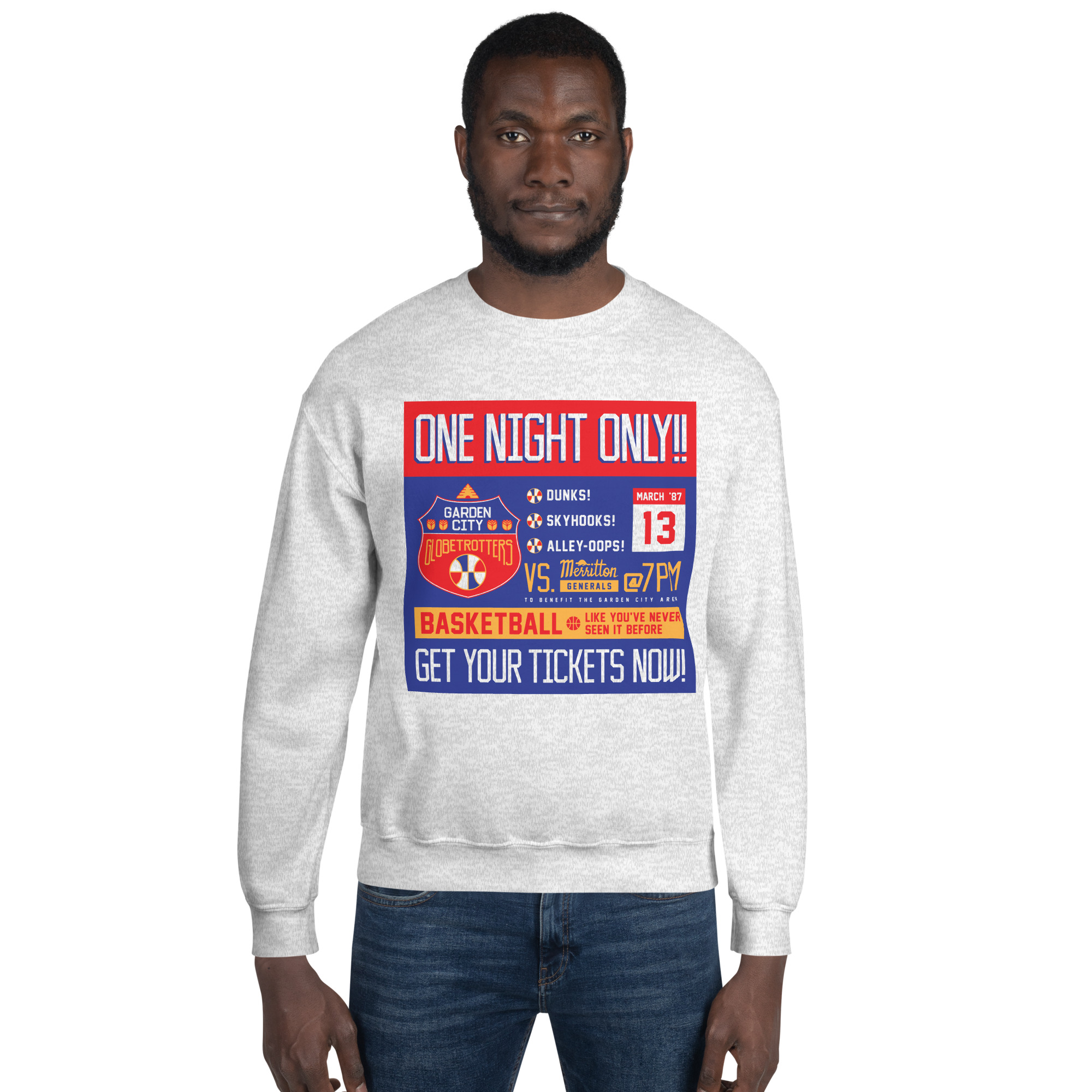 Garden City Globetrotters One Night Only! Sweatshirt - Image 2