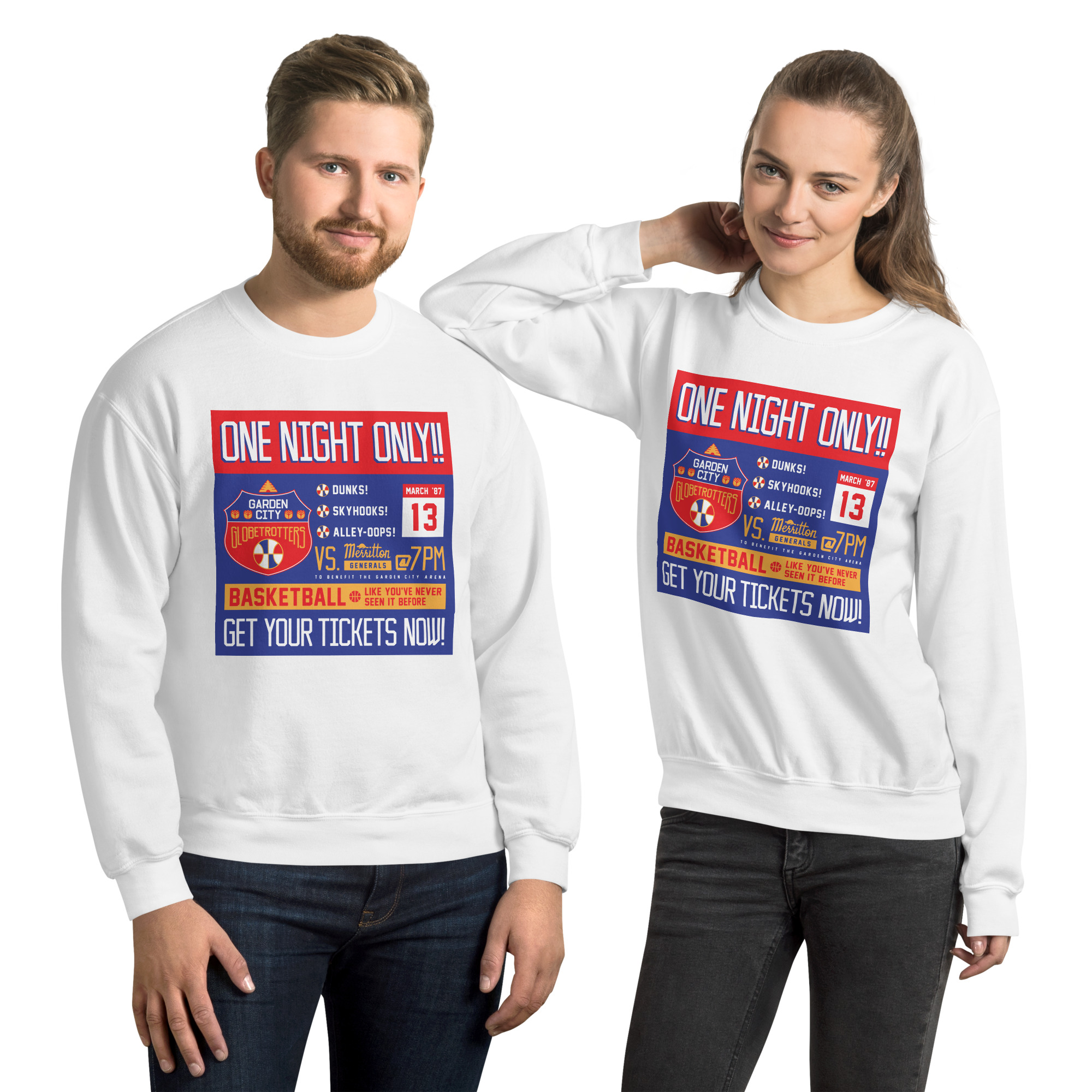 Garden City Globetrotters One Night Only! Sweatshirt