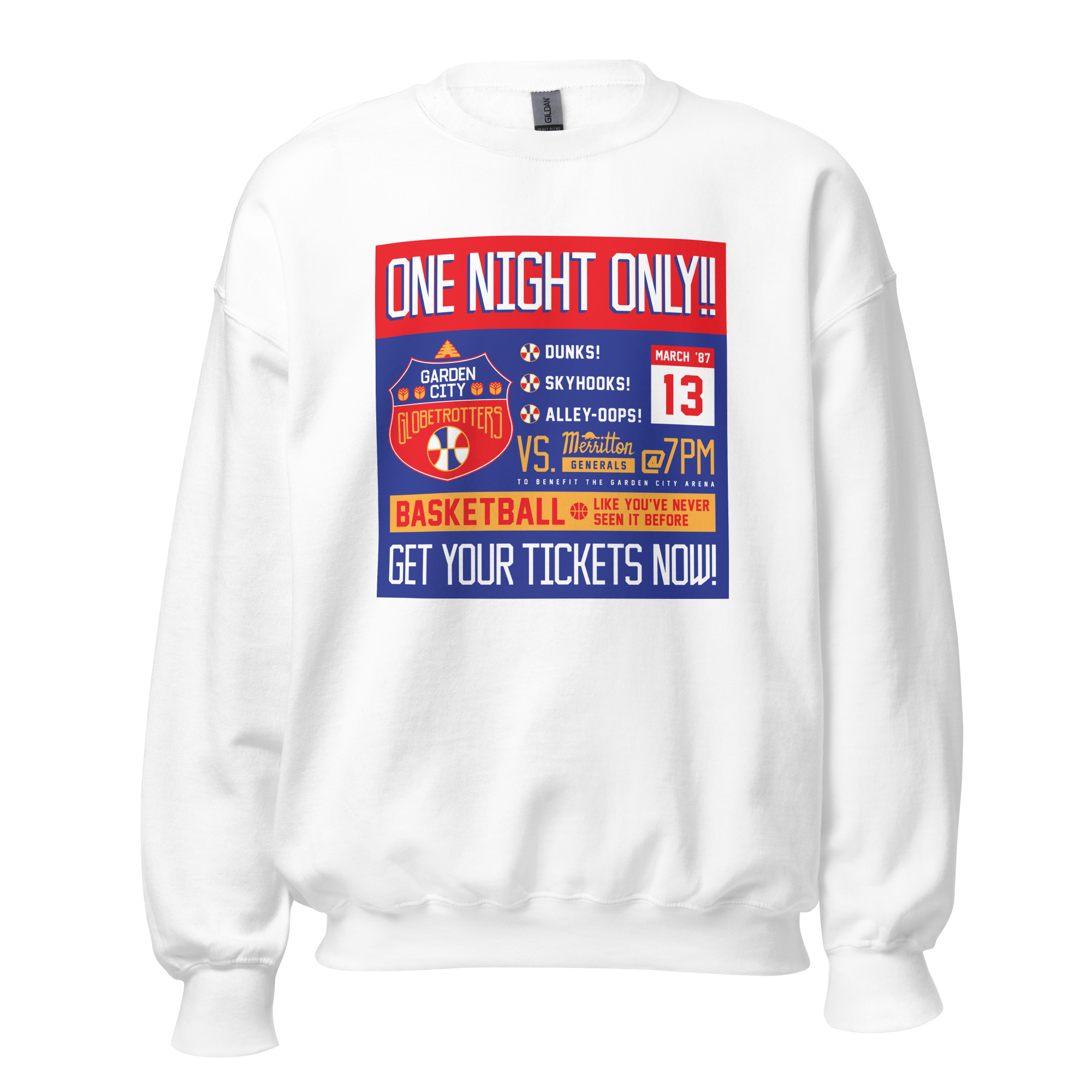Garden City Globetrotters One Night Only! Sweatshirt - Image 3