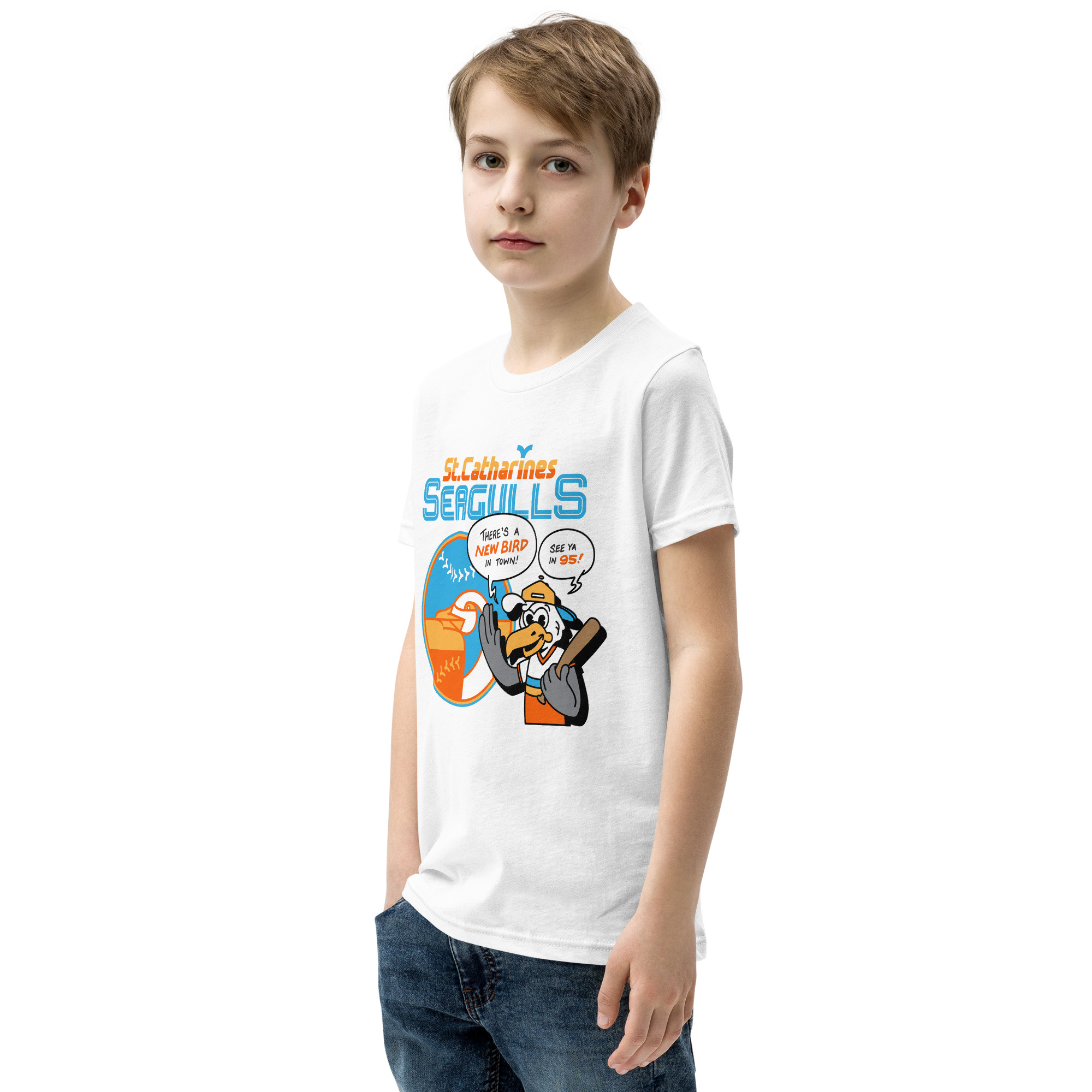 St. Catharines Seagulls Youth Short Sleeve T-Shirt - Image 3